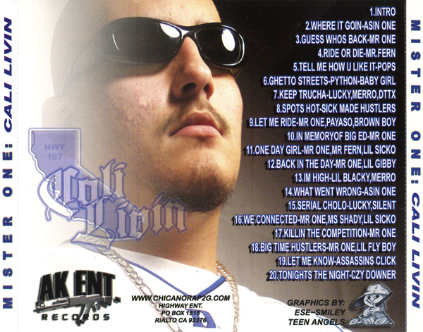 Mister One Presents... Cali Livin Chicano Rap Mister One Presents... Cali Livin Chicano Rap